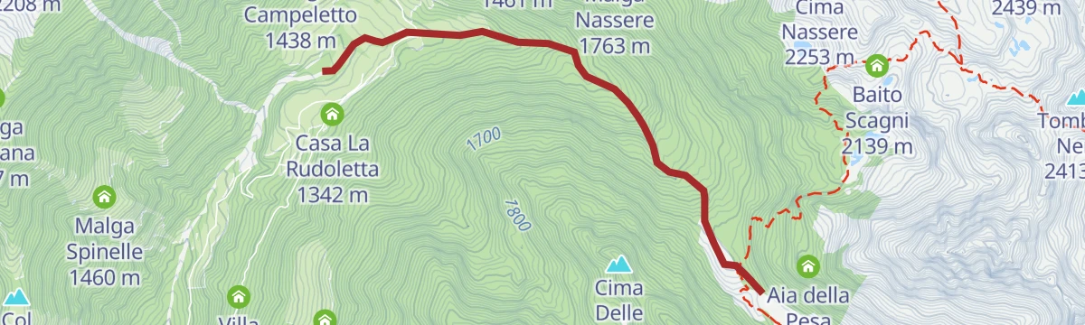 Route map: Rio Caserine G